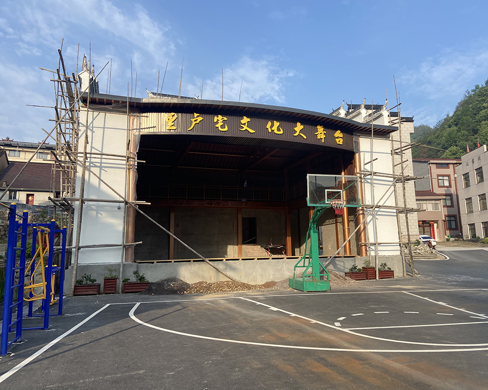 新中式鋼木結構戲臺
